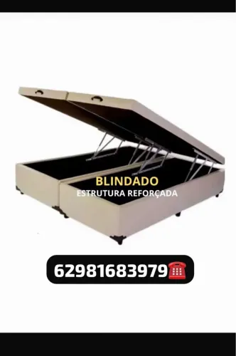 Cama box suporte King