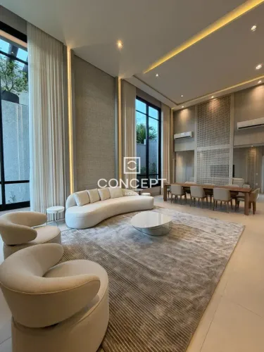 Casa de Alto Padrão à Venda no Condomínio Villa Jardim com 3 Suítes, Piscina, Energia Foto