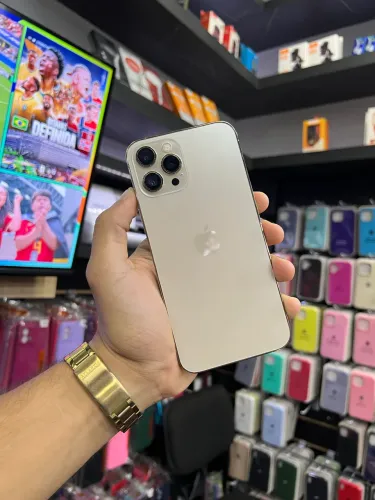 iPhone 12 Pro Max dourado 128 gb