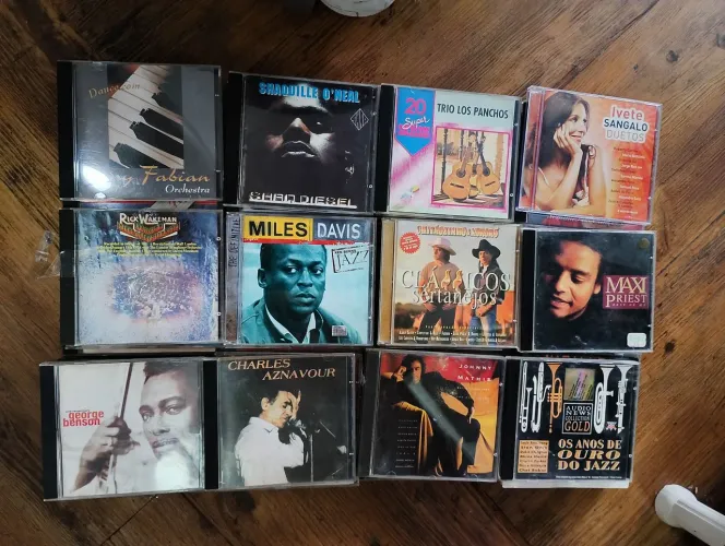 60 CDs originais música rock  pop MPB etc 