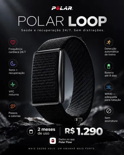 POLAR LOOP APENAS 2MESES DE USO