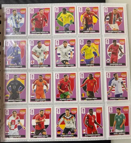 KIT 20 LEGENDS LILAS COPA MUNDO PANINI 2026