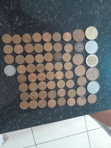Moedas antigas para colecionador 