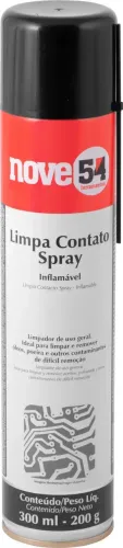 Limpa contato spray 300 ml/200 g inflamável, NOVE54