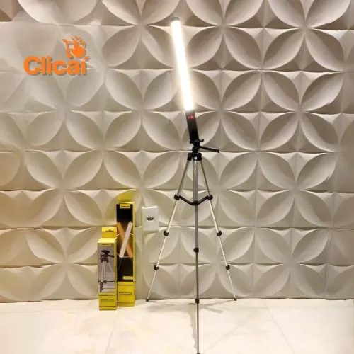 BASTÃO DE LUZ LED RGB + TRIPÉ 