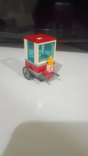 Lego city carrinho de pipoca montado