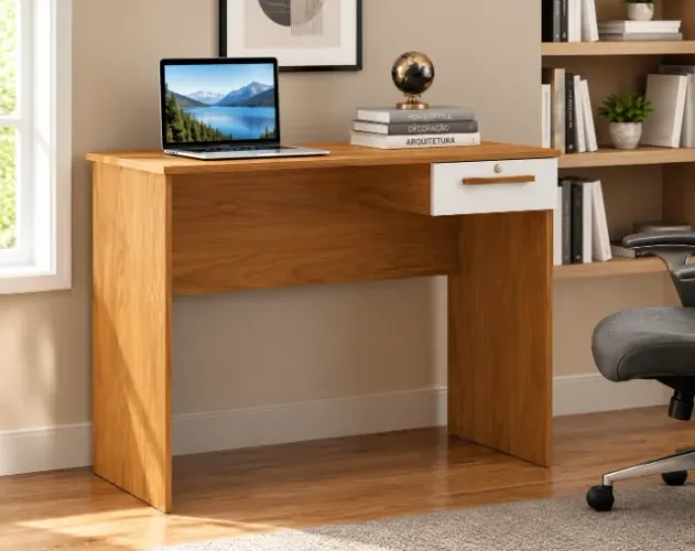 Mesa para escritório com gaveta GETT MOVEIS
