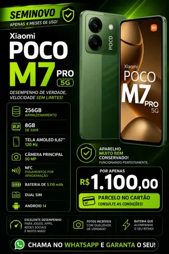 Celular Xiaomi Poco M7 Pro 5G