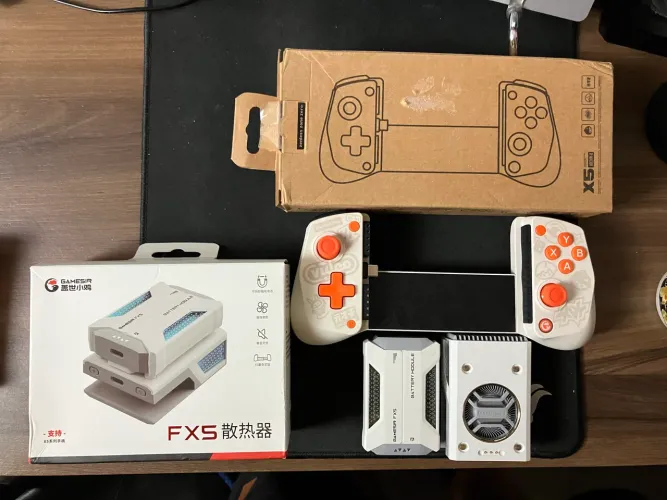 Gamesir X5 Lite + Cooler com Bateria