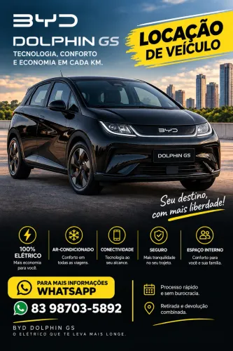 Locação/aluguel carro elétrico