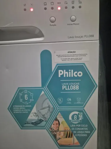 Lava Louça Philco PLL08B 8 serviços