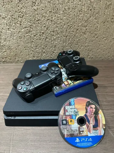 Ps4 Slim 1 Terá + GTA 5 Premium 
