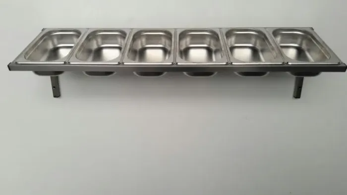 Suporte para condimentos para cozinha industrial 