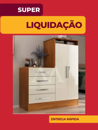 Cômoda com Roupeiro Entrega Rápida Pagamento na Entrega Ligue e Peça Hoje!