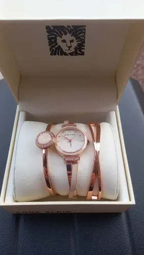 VENDO RELÓGIO ANNE KLEIN AK/3292LPST COM PULSEIRAS OURO ROSE!!!!!
