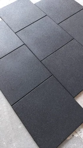 Piso de borracha para academia 11mm preto