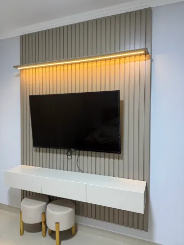 Painel ripado 