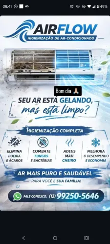 Limpeza de ar condicionado