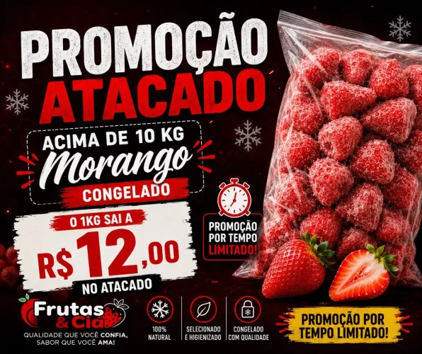 Morango congelado 