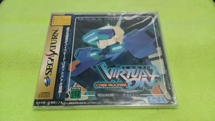 Virtual On Cyber Troopers 100% original para SEGA Saturn japonês