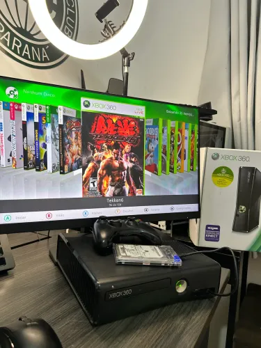 Xbox 360 3000 jogos 500gb