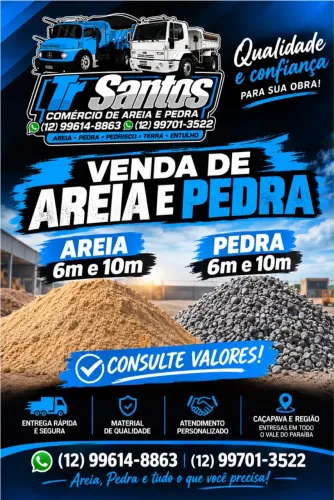 Areia e pedra