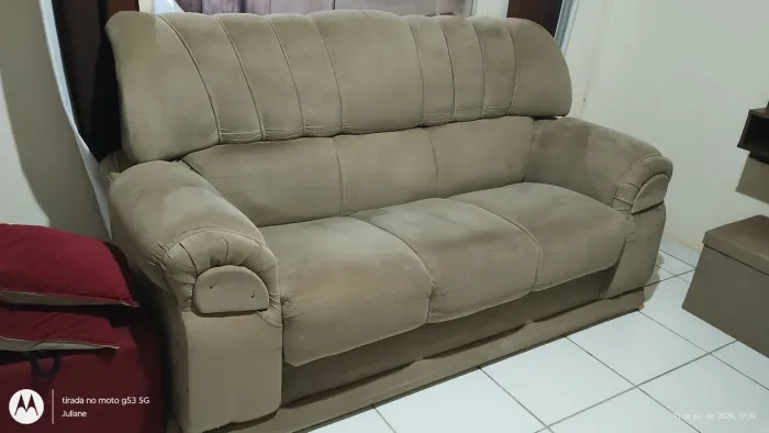 vendo sofa dois e três lugares 