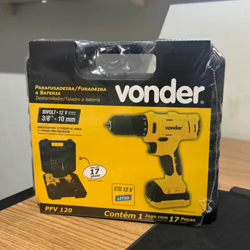Parafusadeira vonder + acessórios