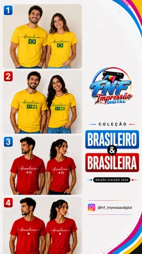 CAMISA PERSONALIZADA ELEIÇÃO 2026