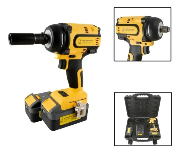 Chave De Impacto 20v 1/2 Com 2 Baterias 4.0 Ah 600 Nm