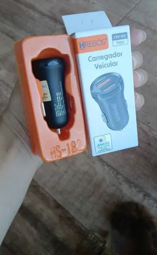 Carregador veícular turbo rápido