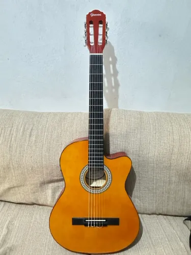 Violão Giannini nylon elétrico/acústico linha start com capa