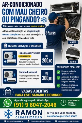 Limpeza de ar-condicionado