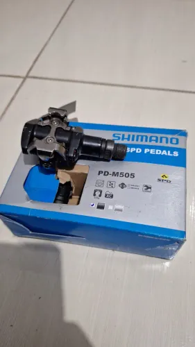 Pedal clip mtb m505 novo sem taco