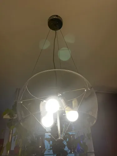 Lustre com vidro