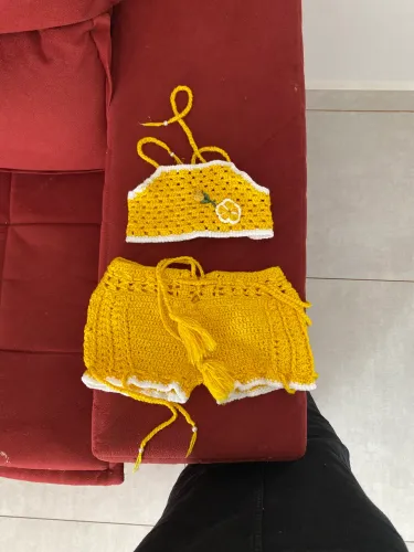 Conjunto Crochê Bebê