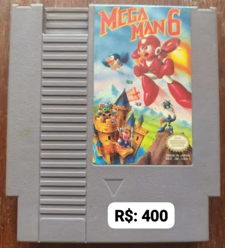 Megaman 6 = R$: 400