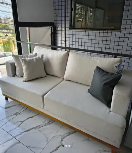 Sofá Fixo Live Linho 190 M175