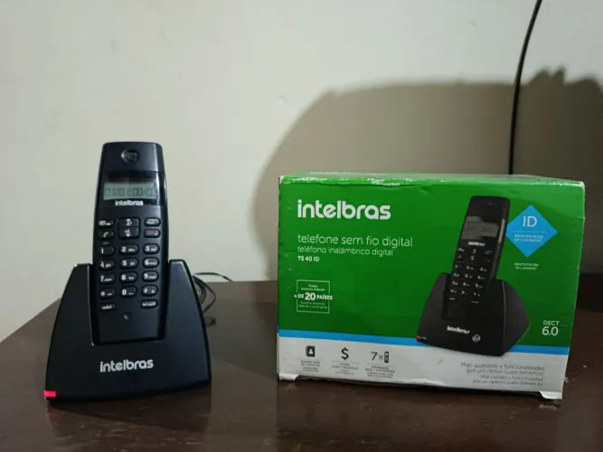 Telefone Sem Fio Intelbras TS 40 ID com Caixa Original