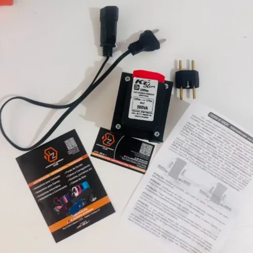 Auto Transformador 500va Conversor Bivolt Voltagem 110 Para 220v E 220 Para 110