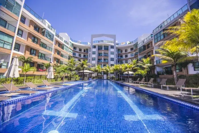 Apartamento 2 quartos na beira mar do Cabo Branco - Luxor Paulo Miranda