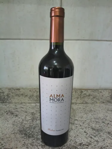 Garrafa de vnho Malbec seco