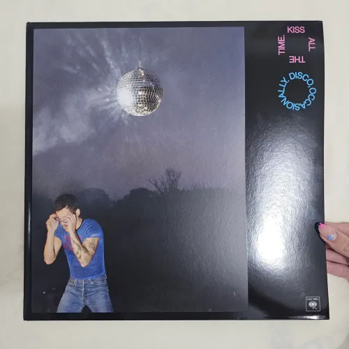 [vinil] harry styles - kiss all the time. disco, occasionally (kiss pink limited vinyl)