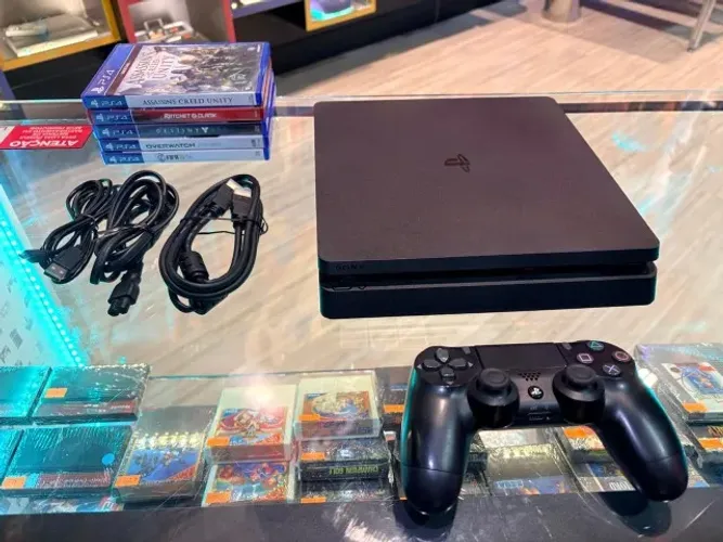 Playstation 4 Slim 500gb Seminovo - 6 Meses de Garantia
