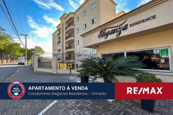 Apartamento à venda no Eleganza Residence, em Vinhedo/SP.