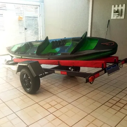 Caiaque BRS 2 lugares + Carretinha Completa - Doc OK - Ótimo Estado