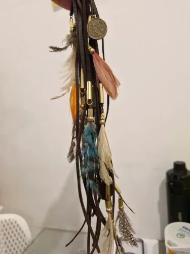 Chaveiro com.penas