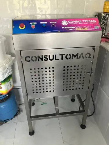 Masseira Planetária Mexe Massa Turbo MAX 25 kg com panela teflonada