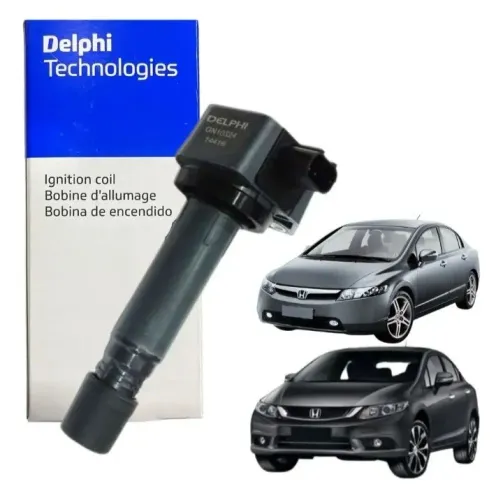 Bobina de ignição Delphi GN10324 - Honda Civic - CRV