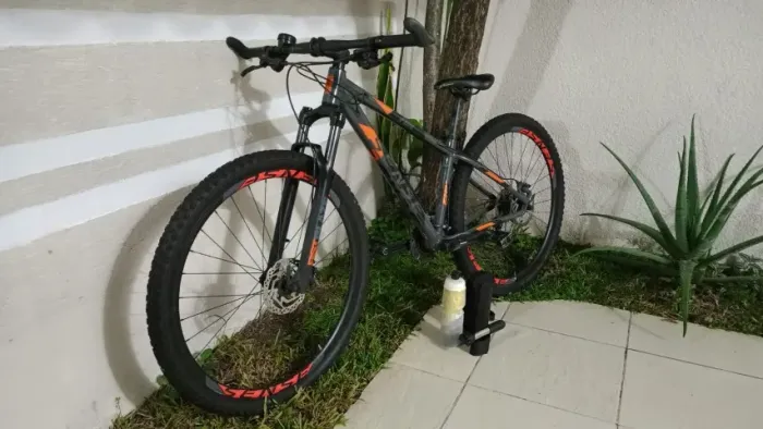 Bicicleta Sense Fun Cinza Laranja (Usada)
